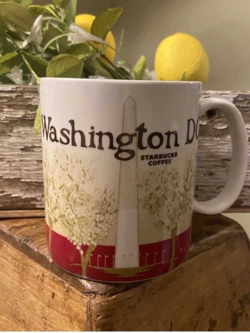 Starbucks Washington DC Coffee Mug 16oz Global Icon City Collectors Series 2011
